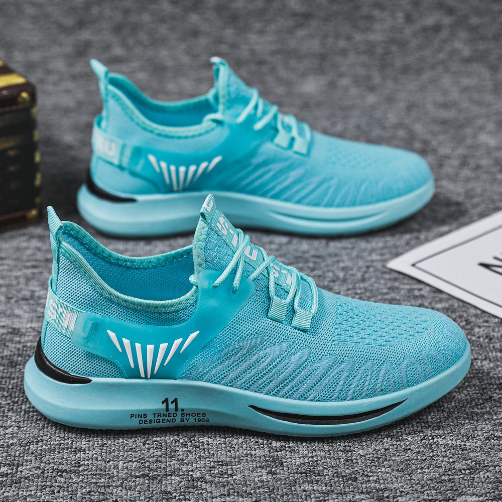 Scarpe da uomo Scarpe da tennis Scarpe da ginnastica Tessuto Mesh Assorbimento degli urti Calzature versatili e imbottite_voghion.com