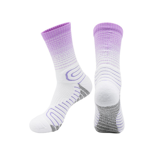 Spring and summer breathable practical basketball socks for men, thickened stockings for children, mid-length sweat-absorbent towel bottom sports socks for men