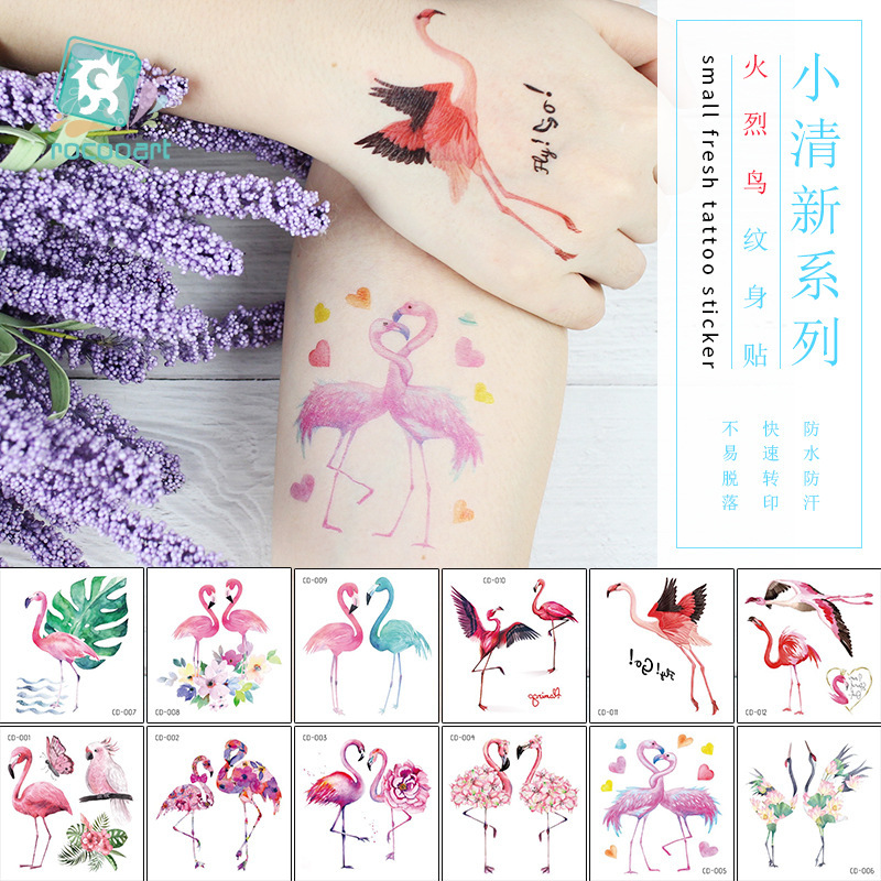 New Unicorn Tattoo Stickers Waterproof Summer Flamingo Kids Tattoo Stickers Temporary Tattoo Stickers