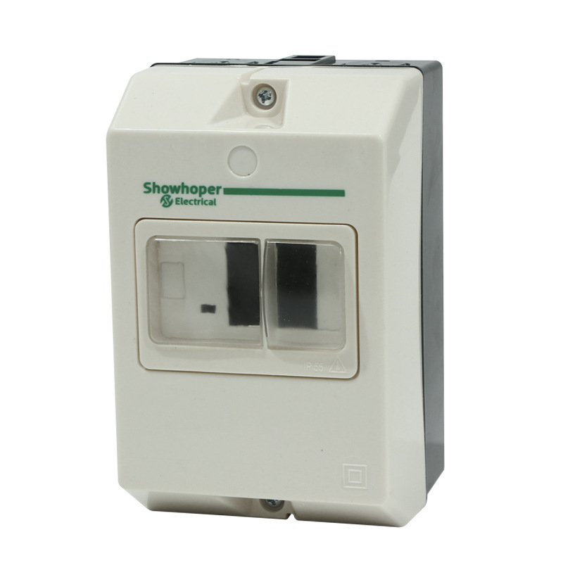 GV2电动机保护器防水盒马达断路器开关GV2MC02防水盒塑胶制品