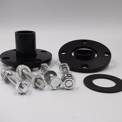 PE承接式法蘭熱熔法蘭片鐵法蘭盤對接承插噴塑法蘭製作法蘭頭