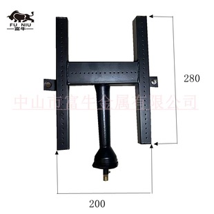 Furnace head H-type furnace head cast iron combination furnace head gas stove tail inlet furnace head wholesale production