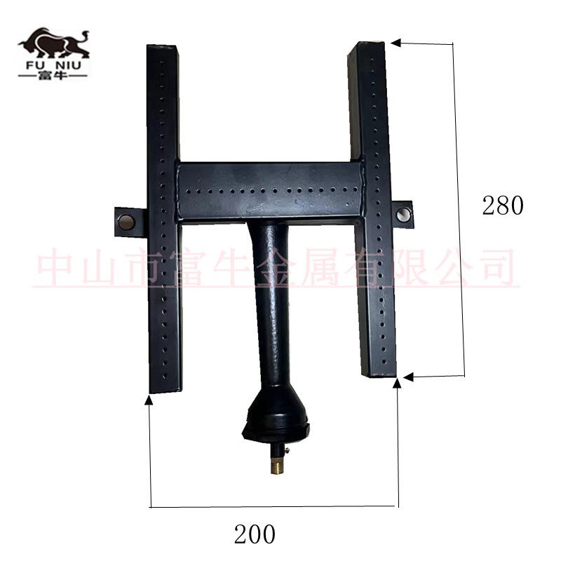 炉头H型炉头铸铁组合炉头煤气灶尾部进气炉头批发生产