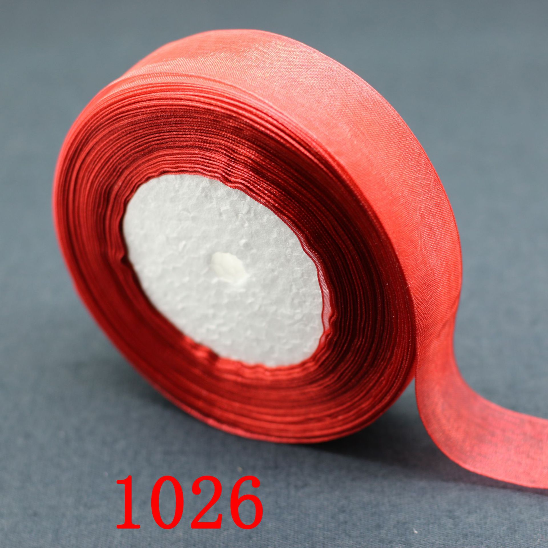 Para el comercio electrónico transfronterizo cinta transparente arco cinta de gasa 2,5 cm cinta de gasa de color DIY accesorios para el cabello