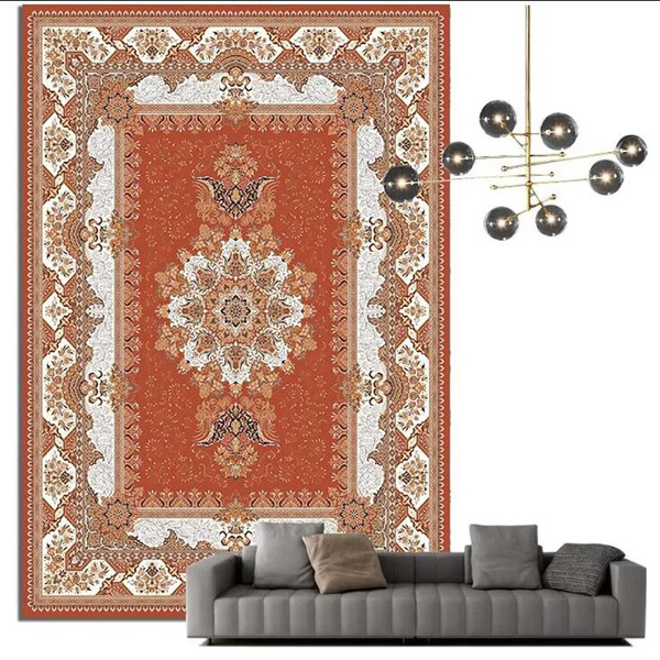 Retro carpet for living room