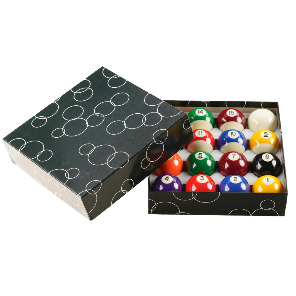 Black eight billiards large crystal ball standard 16 color Chinese Ball American table ball supplies accessories British snooker