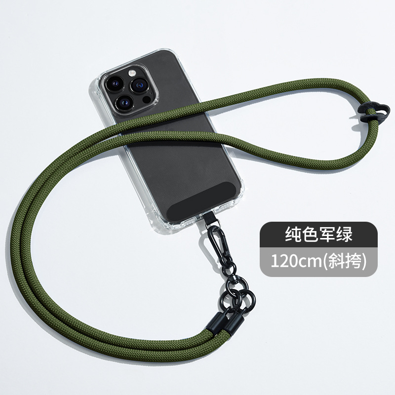 Cordón de teléfono móvil al por mayor crossbody ajustable avanzado Halter muñeca tejida Sling back clip caja del teléfono móvil correa de cordón