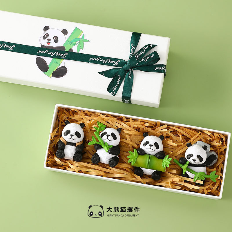 中国风特色伴手礼送老外客户生日礼物小众感原创熊猫元素摆件|undefined