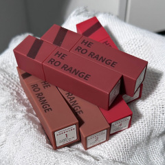 HERORANGE~Lightly Sweet Rain Fog Matte Lip Gloss Sheer Velvet No Lip Lines Everyday Whitening Budget Lipstick Clay