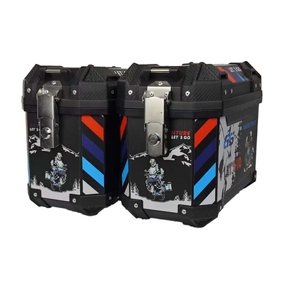 New Model of Universal Side Motorcycle trunk - decals