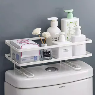 马桶置物架上方卫生间免打孔浴室厕所洗手间用品储物架子收纳神器