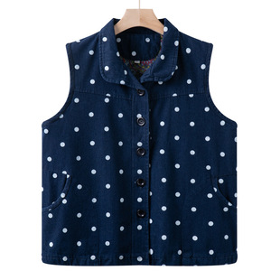 Middle-aged mother's autumn and winter vest coat women's middle-aged and elderly women's clothing foreign-style waistcoat grandma's autumn vest