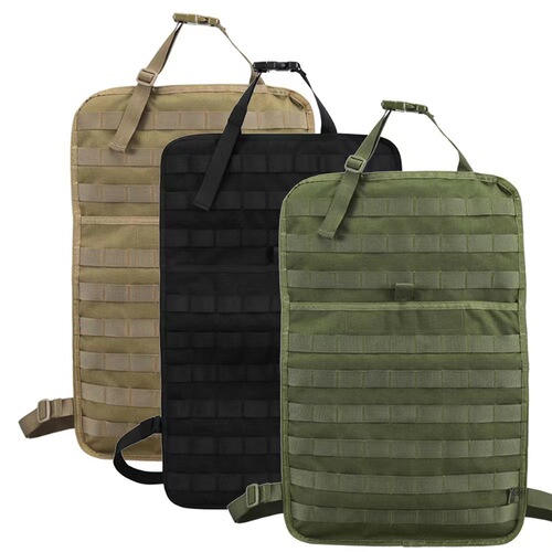 Tactical Car Molle Pouch Car Seat Back Organizer Bag Multi-purpose Military Enthusiast Storage Bag