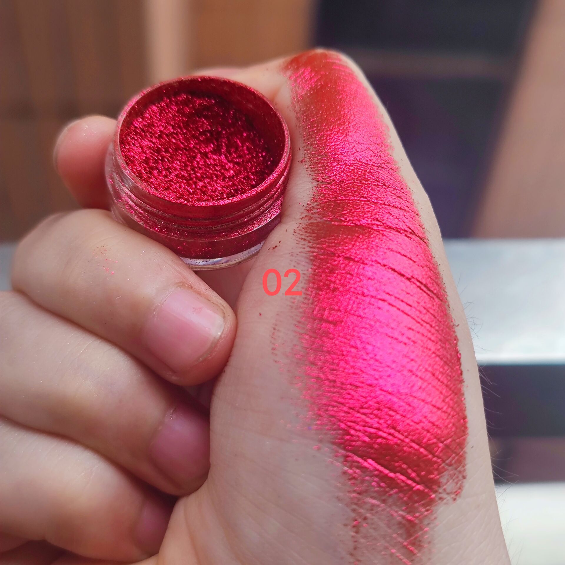 跨境新品外贸无Logo珠光金属效果偏光珠光粉