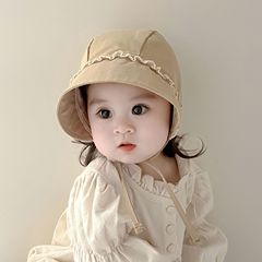秋南 韓國嬰兒帽子ins新款可愛女寶寶防曬帽公主帽寶寶宮廷帽批發