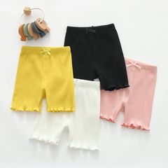 新款女寶打底褲薄款女童夏季五分褲外穿可開襠寶寶短褲嬰兒褲子