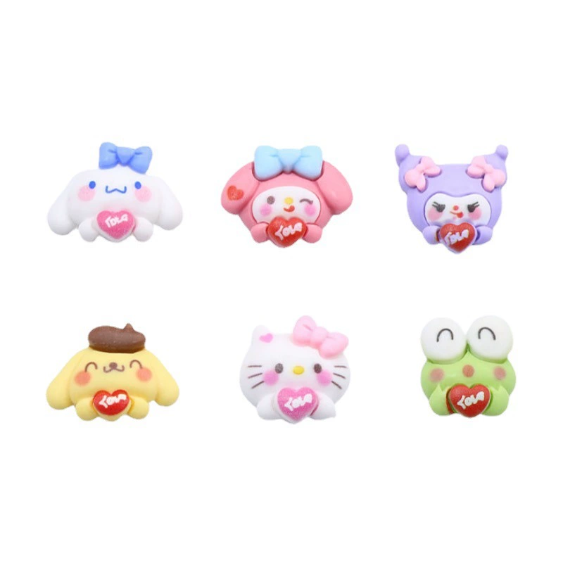 Sanrio, кремовые аксессуары, аксессуар, чехол для телефона, украшения, DIY