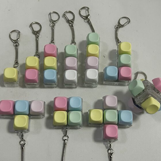 Cross-border 123459 key decompression key Tetris keyboard pinch key decompression mechanical key key