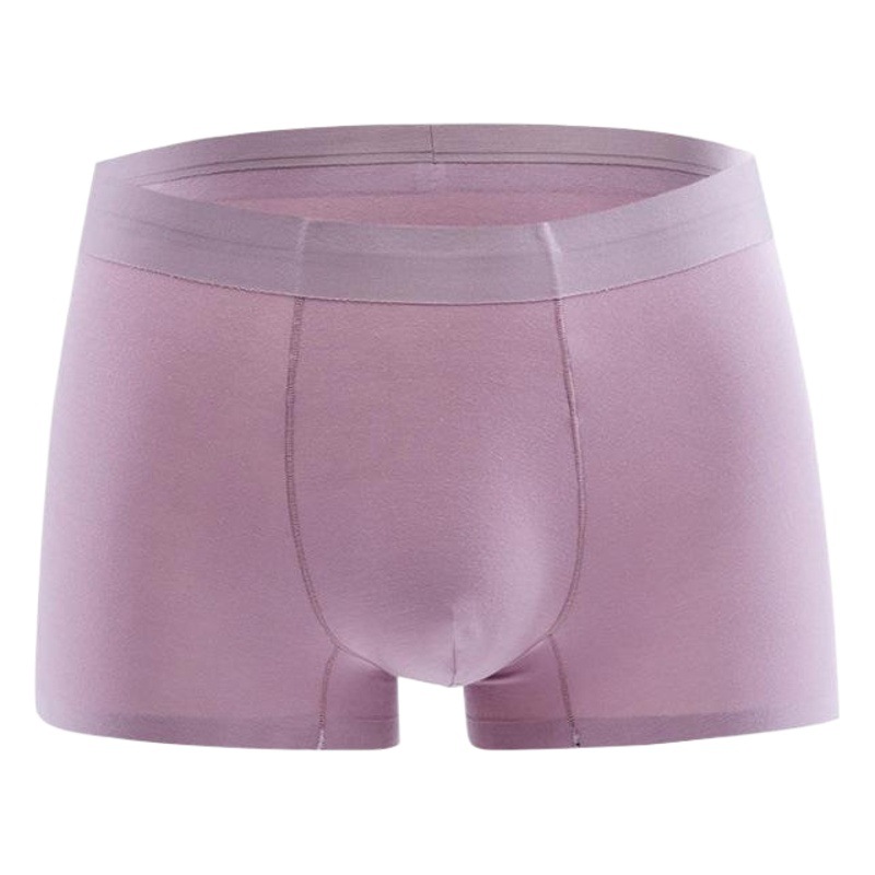 80 modal men's underwear Ice Silk breathable silk trendy boxers factory one-piece delivery
