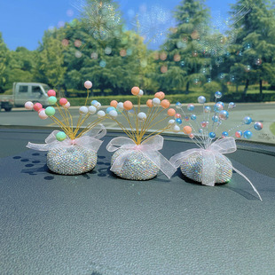 Car ornaments lucky tree creative high-grade diamond star central control Pendulum car interior decoration car decoration accessories