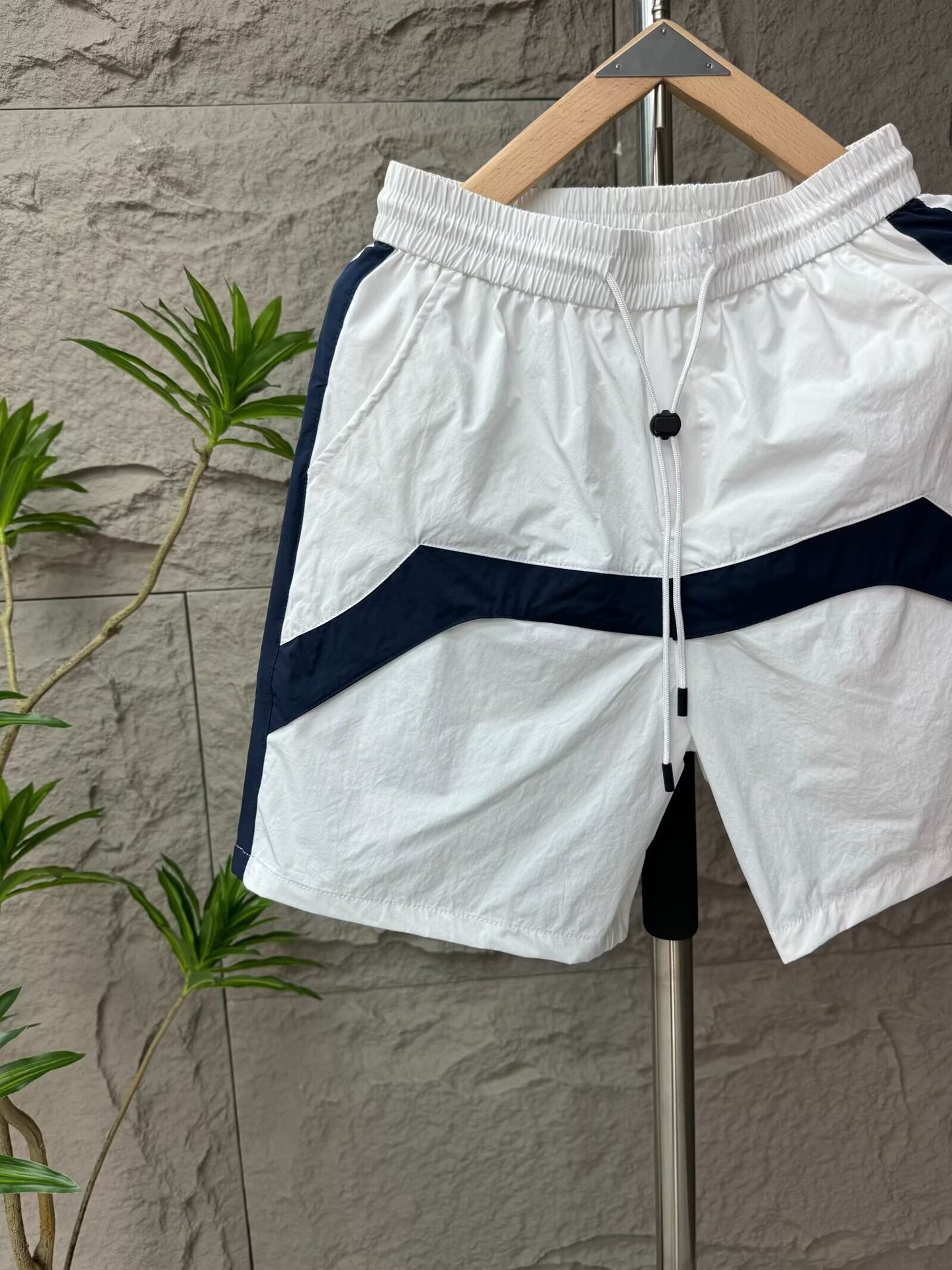 Men's Clothing Men's Summer Color Block Quick Drying Breathable Casual Shorts Versatile Trendy Five Point Mid Length Beach Sports Cool Pants_viptrois.com
