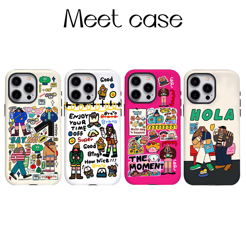 Girls series for Apple iPhone15Promax fashion brand 14/13 personality South Korea film phone case 16