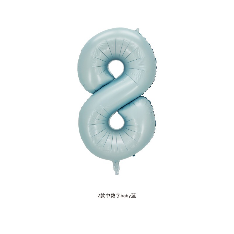 32 pulgadas estadounidenses perladas BABY impresión de crema de globo de película de aluminio digital delgado color jalea de globo digital image 114