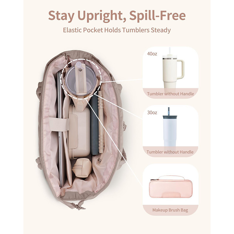 Amazon nueva bolsa de mano expandible de gran capacidad bolsa de yoga bolsa de viaje bolsa de hombro portátil ligera