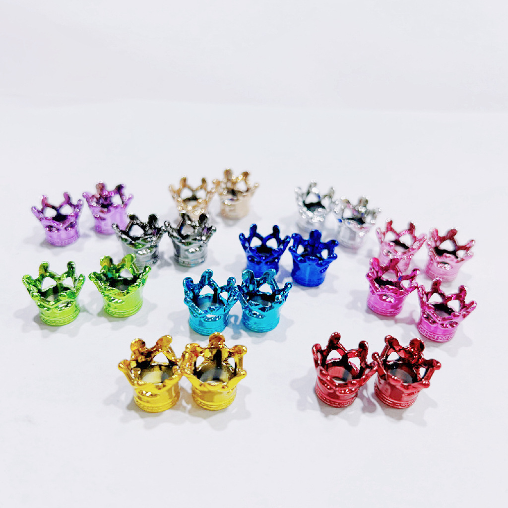 爱心皇冠UV彩 ABS塑料 大孔穿孔DIY手工串珠串笔头diy饰饰品配件