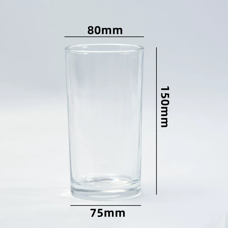 Lijiao Candid Cup Домашний DIY самодельная свеча, ароматерапия, стеклянная чашка, пустая воск, стеклянная спальня, прозрачная подсвечник