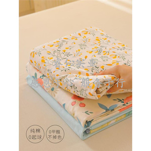 0 Double Student Three-Piece Set New Single Bed Sheets Single 10 51m Dormitory Bed Sheets First Language