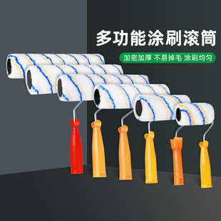 Roller Brush for Latex Paint, Paint Roller, 4-Inch, 6-Inch, 8-Inch, 9-Inch, Fine Bristles for Cleaning Corners