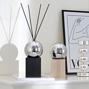 French High-End Aromatherapy Fireless Essential Oil Fragrance Soft Decoration Home Hotel Indoor Diffuser Stainless Steel Bottle