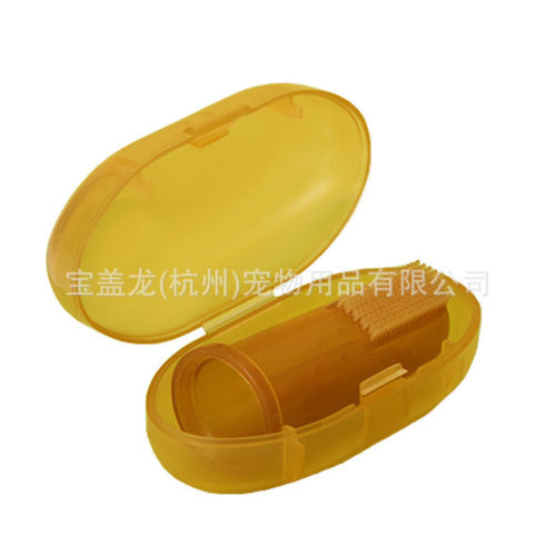 Pet finger cots teeth cleaning toothbrush kittens and puppies improve bad breath cleaning tartar toothpaste dog cleaning supplies