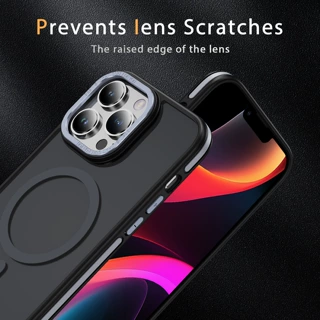 新品适用苹果IP 13 Pro 手机壳双色幻影肤感磁环强磁吸防摔壳