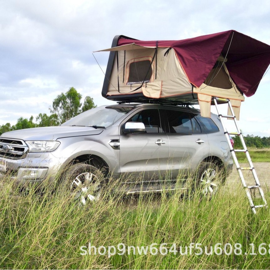 Outdoor Portable Folding Car Tent Camping Car Travel Top-up Speed Tent RV Double Car Tent
