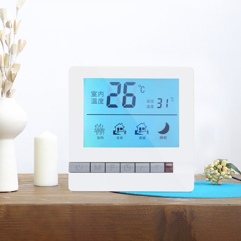 中央空调地暖温控器液晶智能开关风机盘管线控器分水机通用控制器