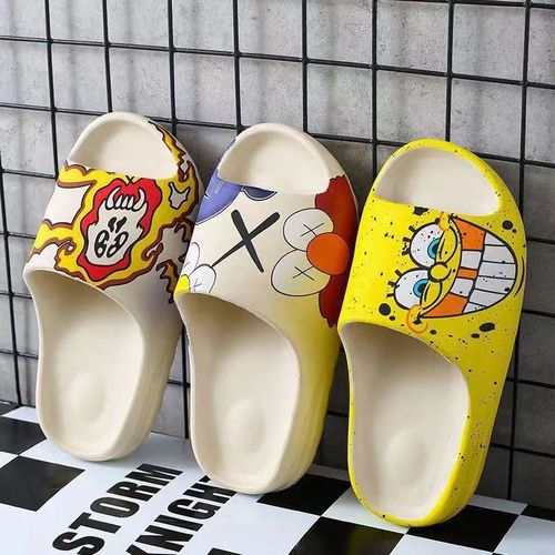 Coconut slippers for men in summer, thick-soled non-slip slippers for couples, beach slippers that feel like shit, internet celebrity outdoor flip-flops