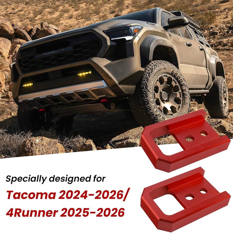 汽车拖车钩适用于丰田Tacoma 2024-2026 4Runner 2025-2026黑红色|undefined