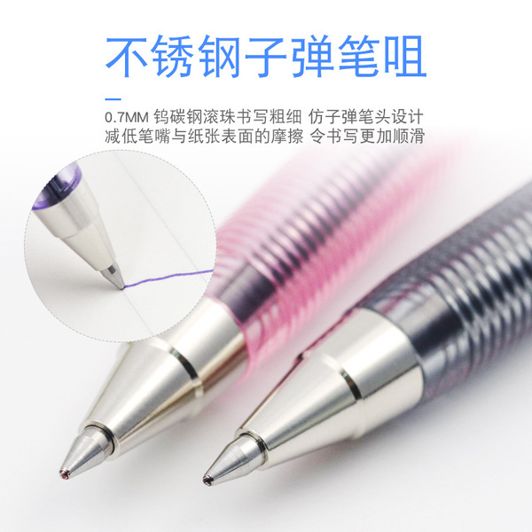 Japanese transparent ballpoint pen for students for office