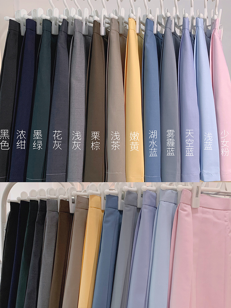 Genuine student pleated skirt