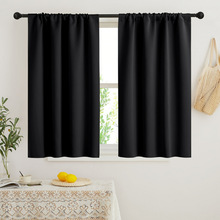 Z 50534 Solid blackout kitchen curtain ��ɫ�ڹ��������