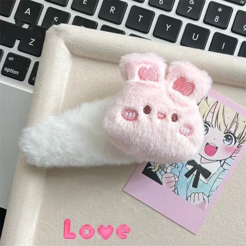 漫画人形ぬいぐるみレッサーパンダヘアピンサイドクリップ大型BBクリップヘアアクセサリーヘアピンメイクアップクリップぬいぐるみ|undefined