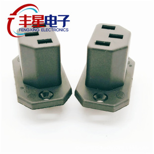 Manufacturer Supplies Ac Power Socket, Pin Socket, Male Socket, Female Socket, Cassette Ac-04 Power Socket, All Copper and Environmentally Friendly
