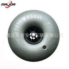 塑料充气轮 气球轮 沙滩车轮 球形轮胎 沙滩折叠车轮 16英寸 轮子