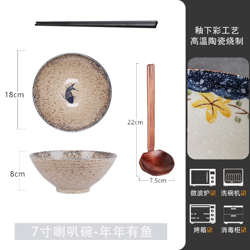 業務用ラーメン丼、レトロ陶器丼、インスタントラーメン丼、食器、下絵付大丼、笠丼、ラーメン専門店|undefined