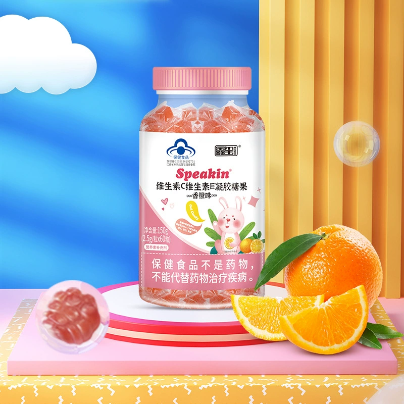 Vitaminised gel, orange