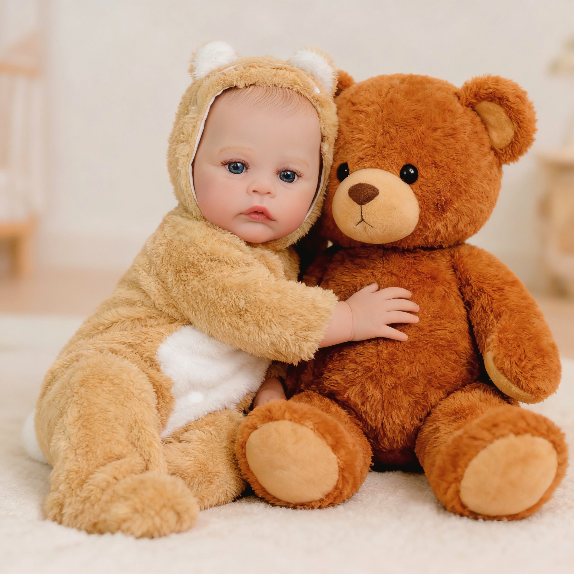 NPK 18 pulgadas camiseta de peluche simulación muñeca de juguete Meadow regalo de cumpleaños para niños de Navidad