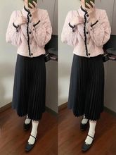 冬季外套2022新款日系休闲奶fufu粉色棉服小个子短款女设计感小众