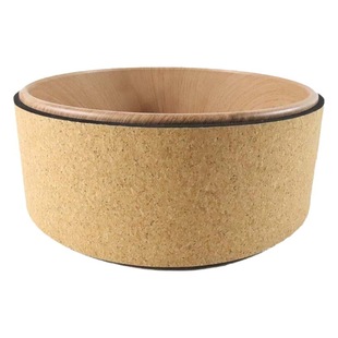 Yoga wheel wood grain yoga wheel Cork yoga wheel back Bend Auxiliary yoga ring hollow open back wheel yoga shaft